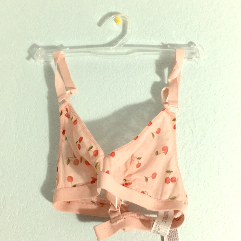 Cherry print bralette 